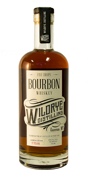 Five Drops Bourbon Whiskey - Bourbon Whiskey (294x600), Png Download