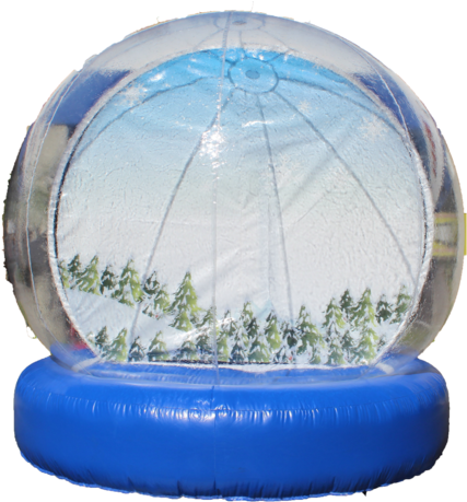 Inflatable Snow Globe 12'x12' - Inflatable (447x480), Png Download