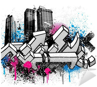 Graffiti City Background (400x400), Png Download