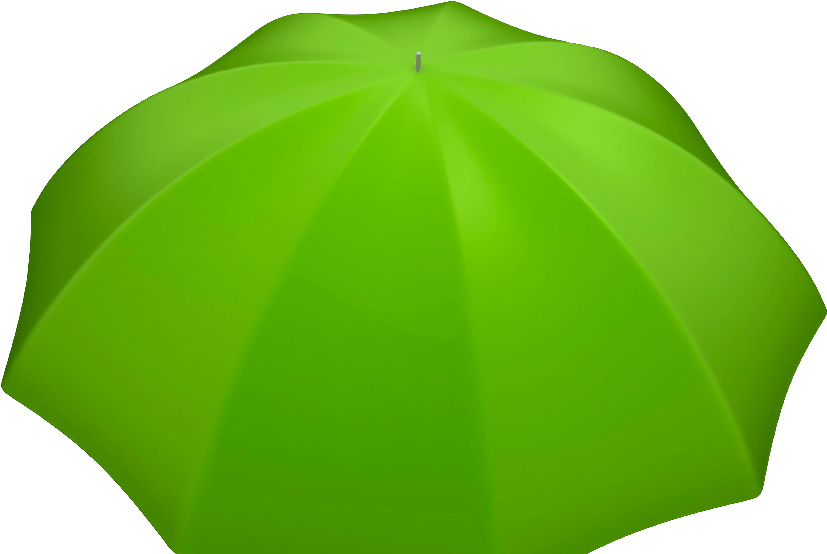 Umbrella Single Green - Umbrella (1920x800), Png Download