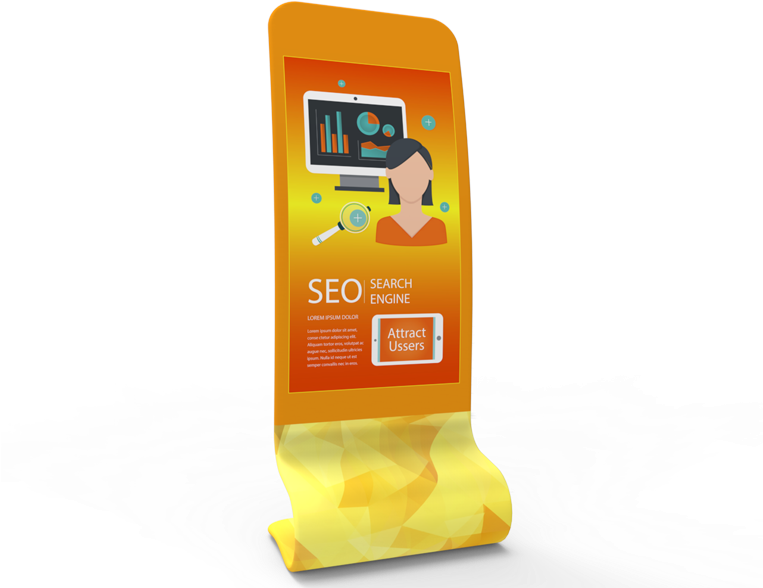 C-shaped Tension Fabric Banner Stand - Textile (800x600), Png Download