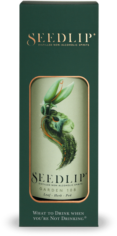 Seedlip Garden 70cl Single Bottle Gift Box - Seedlip 108 Garden Gin (750x849), Png Download