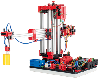 El Robot De 3 Ejes Con Manipulador De Aspiración Al - Fischer Technik (695x271), Png Download
