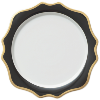Oro Al Por Mayor De Lujo Borde Cargador De Placas Para - Plate (350x350), Png Download