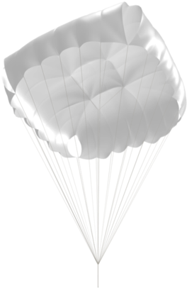 Parachute - Angel Sq - Parachuting (480x480), Png Download