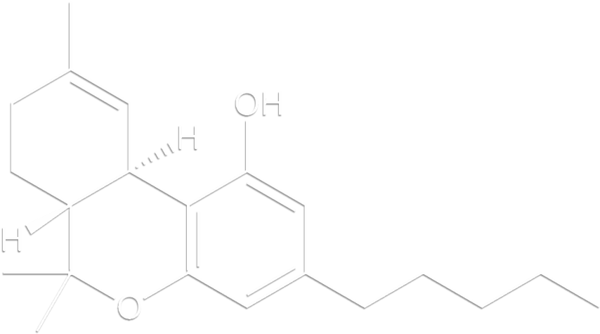 Cannabis Molecule Structure - Diagram (973x615), Png Download