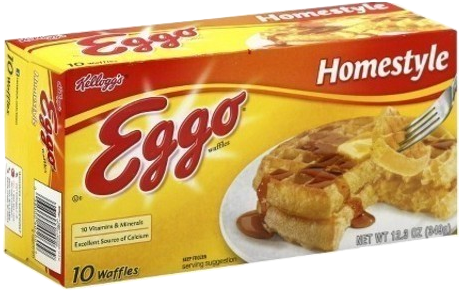 Eggo Homestyle Waffle - Waffles Eggo (480x317), Png Download