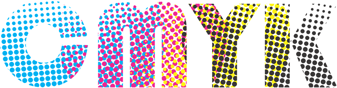 The Four Cmyk Colors Cyan, Magenta, Yellow And Black - Cmyk Print (1280x640), Png Download