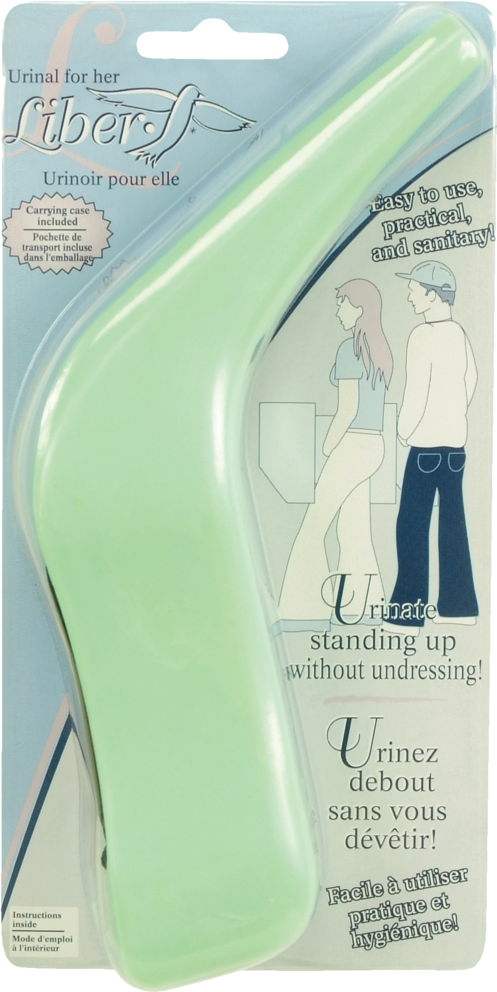 «liber-t» Urinal For Her Green - Urinal (1288x2265), Png Download