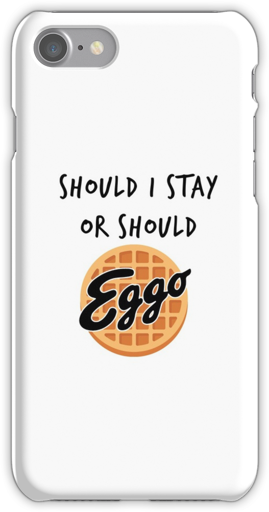 Should I Stay Or Should Eggo Waffle Stranger Things - M&m Dr Phil (750x1000), Png Download