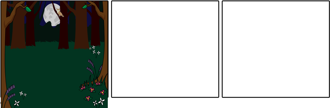 Owl Babies (1164x385), Png Download