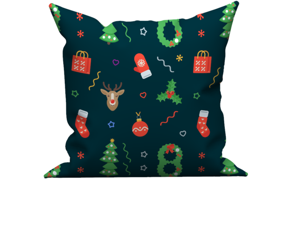 Custom Pillow Case 16"x16" - Christmas Day (600x600), Png Download