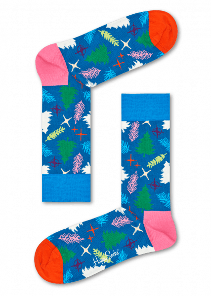 Happy Socks Singing Retro Christmas 3 Pair Gift Box - Happy Socks Bang Bang (427x600), Png Download