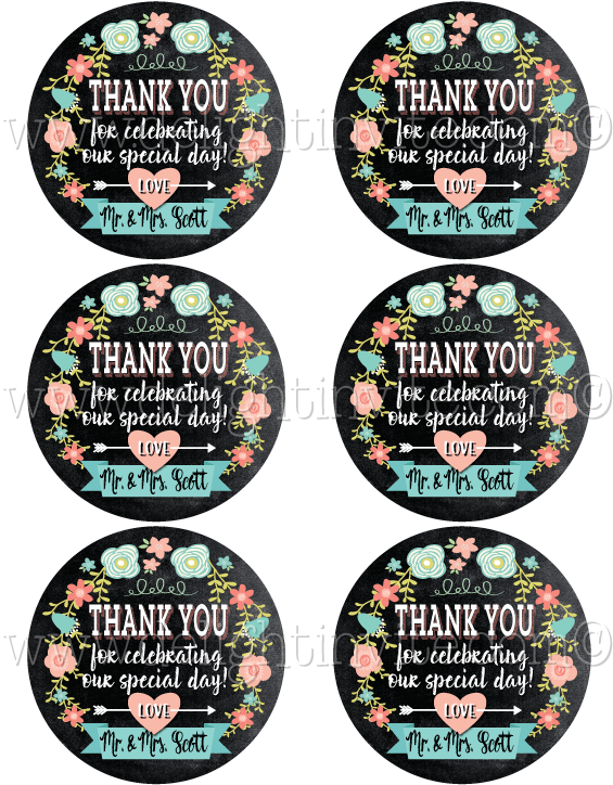 Vintage Chalkboard Mason Jar Wedding Sticker Tags - Adesivo Gravidez Semanas Neutro (614x794), Png Download