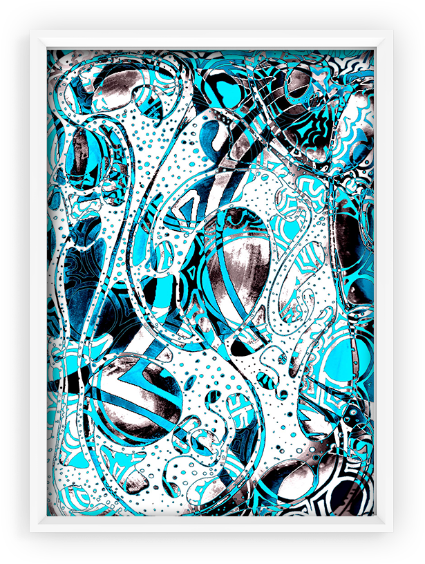 Frozen Print 18″x24″ - Schizophrenic.nyc Mental Health Clothing Line (700x826), Png Download