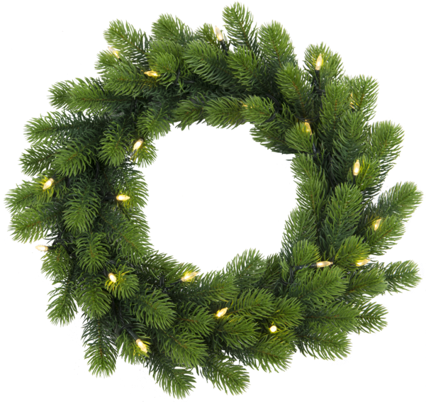 Wreath Orsa - Led Tannenkranz Orsa (600x600), Png Download