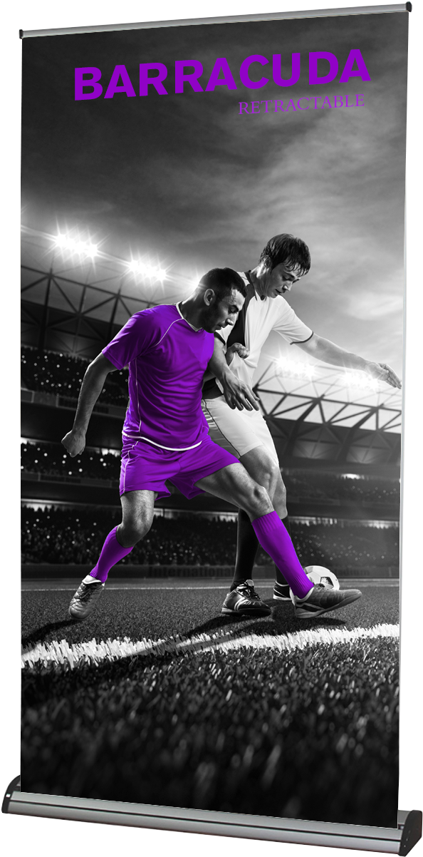Barracuda 1200 Retractable Banner Stand - Denver Mtw 1085 Twin (1280x1280), Png Download