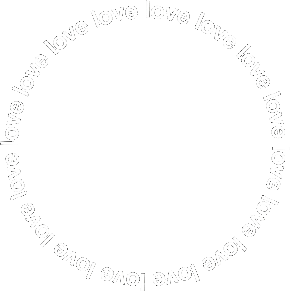 Love White Border Frame Outline Icon Whiteborder Whitef - Circle (1037x1024), Png Download