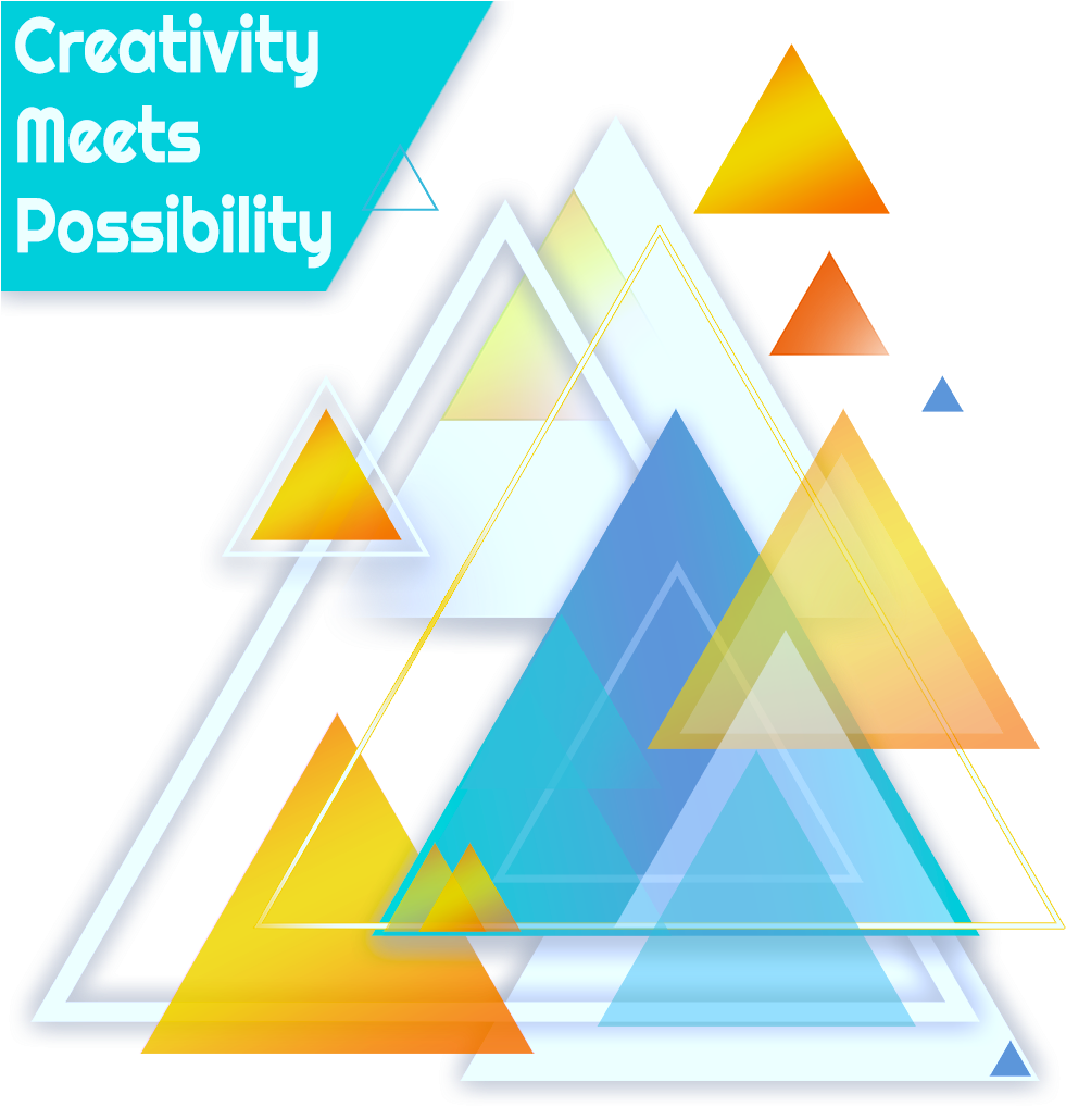 Abstract Illustration With Triangles - Triangle (1024x1024), Png Download