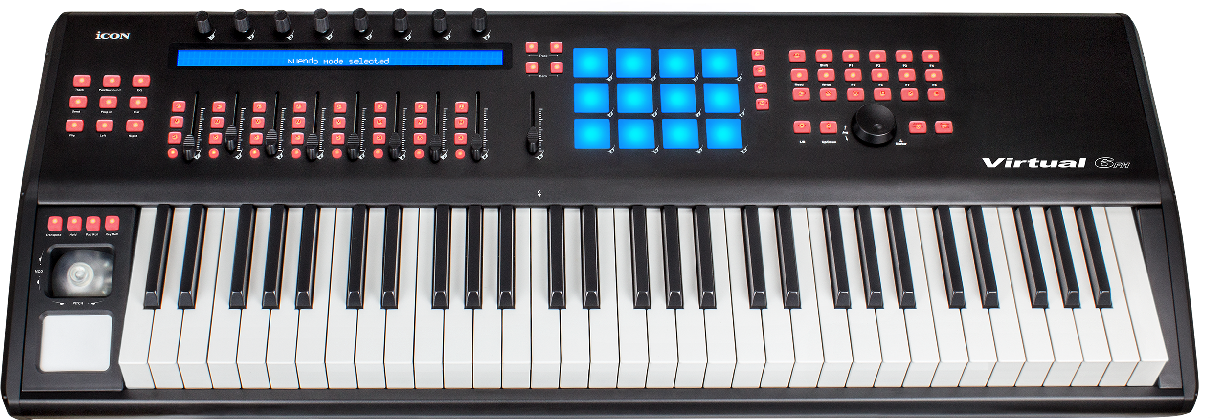 Virtual 6fh - Studiologic Numa Organ Master Midi Controller 94623010 (2500x900), Png Download