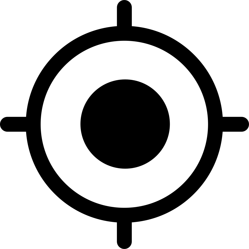 Free Download My Location Icon Png Clipart Computer - My Location Icon Png (980x982), Png Download