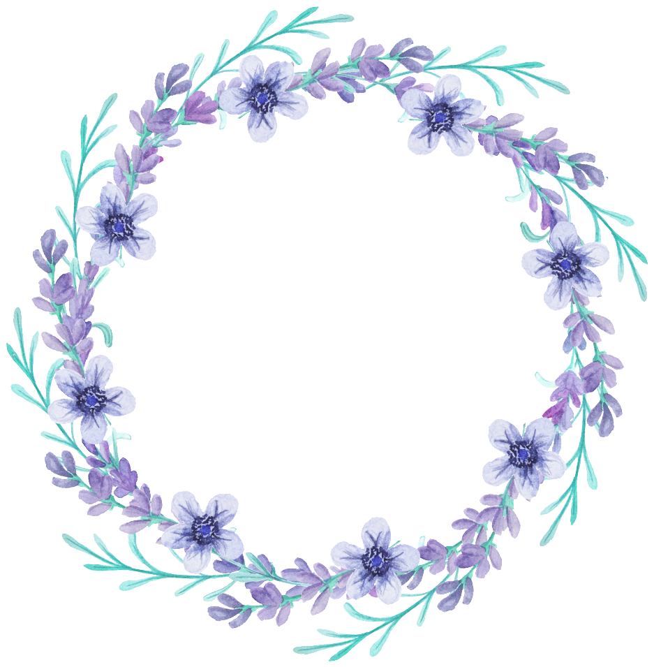 Png De Ornamentação Transparente Para As Coroas Azuis - Watercolor Painting (1024x1024), Png Download