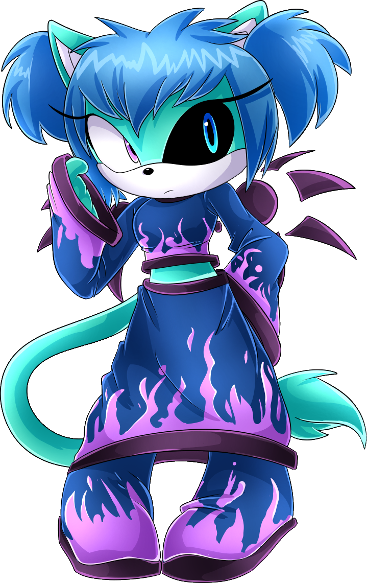 Spirit The Cat Picture - Sonic Fan Character Cat (719x1141), Png Download