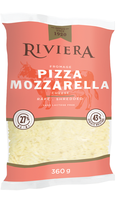 Shredded Pizza Mozzarella - Pizza (1080x720), Png Download