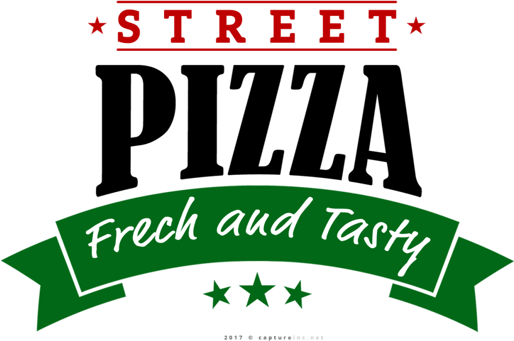 Street Pizza Logo - Pizza Clip Art (1030x706), Png Download