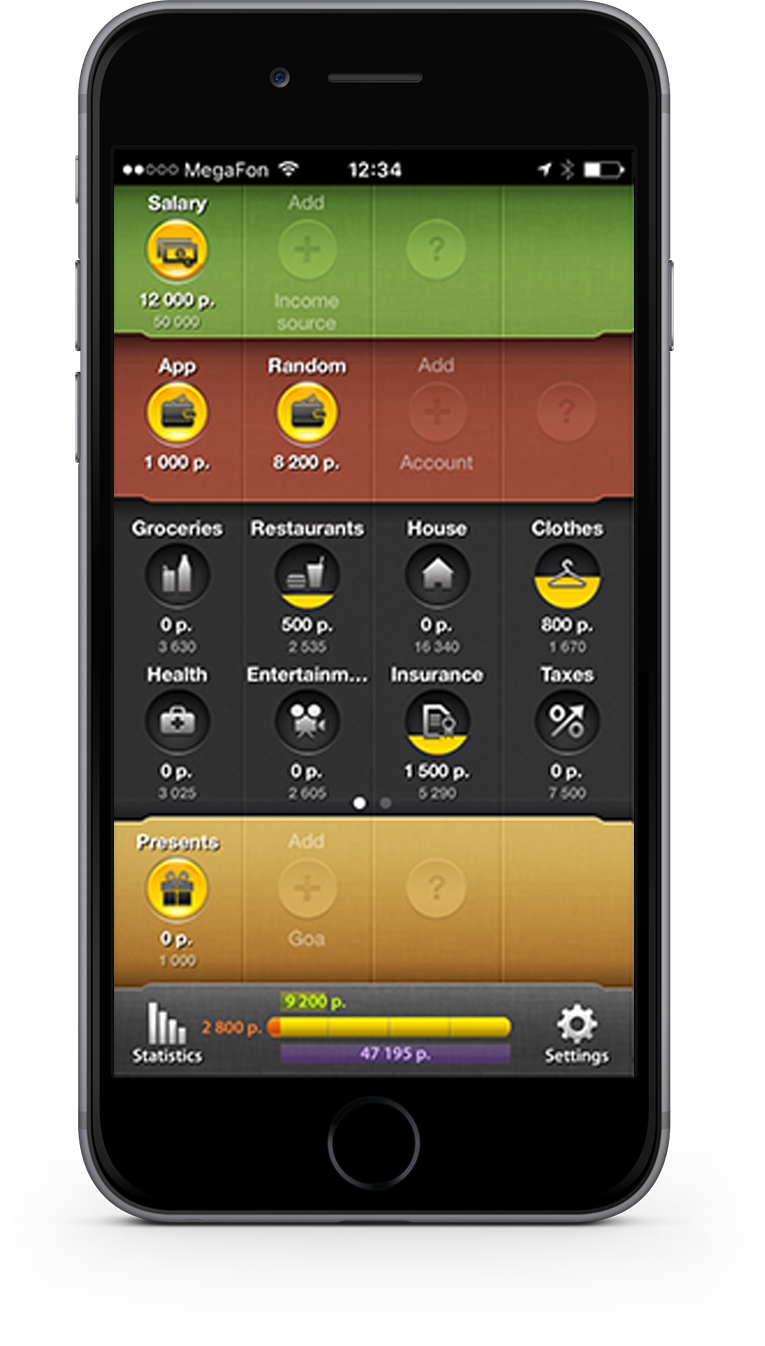 Application Looks Like A Big Coin Holder - Smartphone (765x1346), Png Download