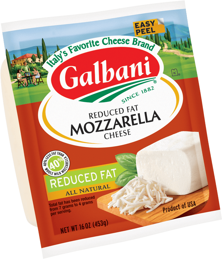 Galbani Whole Milk Low Moisture Mozzarella (1024x1024), Png Download