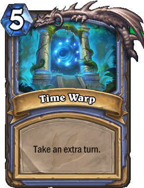 Time Warp Card Hearthstone (307x465), Png Download