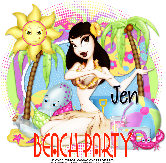 Beach Party - Ptu - Beach (700x700), Png Download