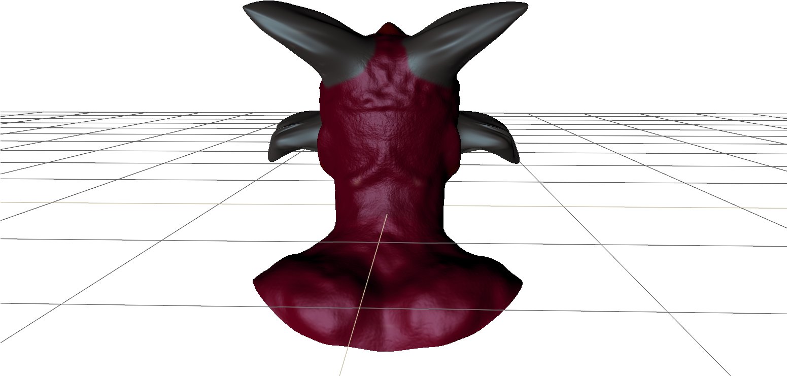 Demon Back - Rabbit (1550x775), Png Download