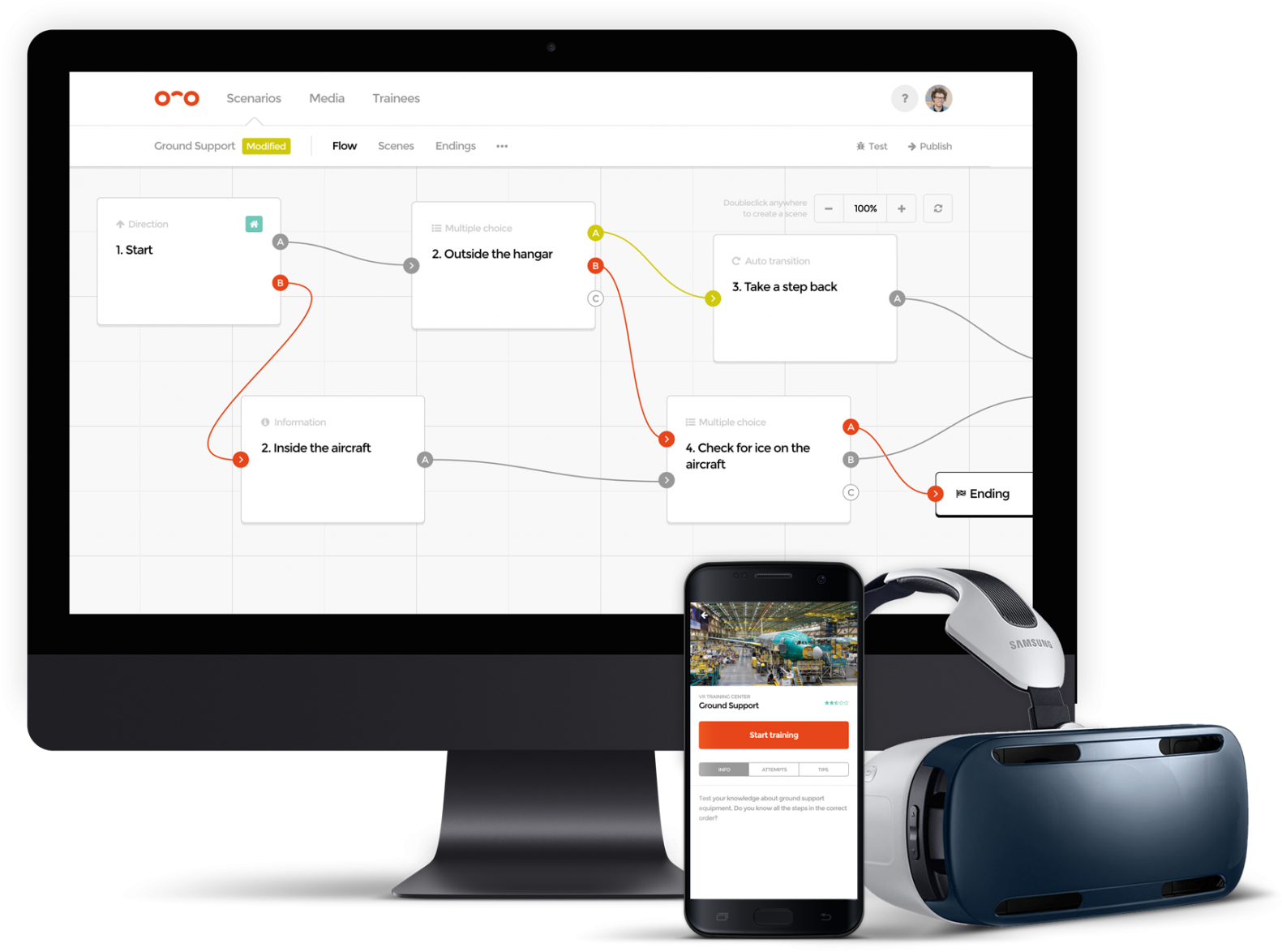 The Studio To Design, Manage And Analyse Your Own Vr - Warp Vr (1600x1200), Png Download