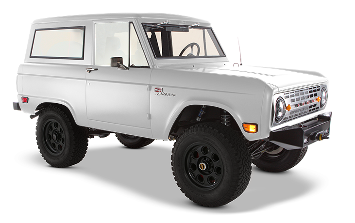 Br Models - White Ford Bronco Png (731x460), Png Download