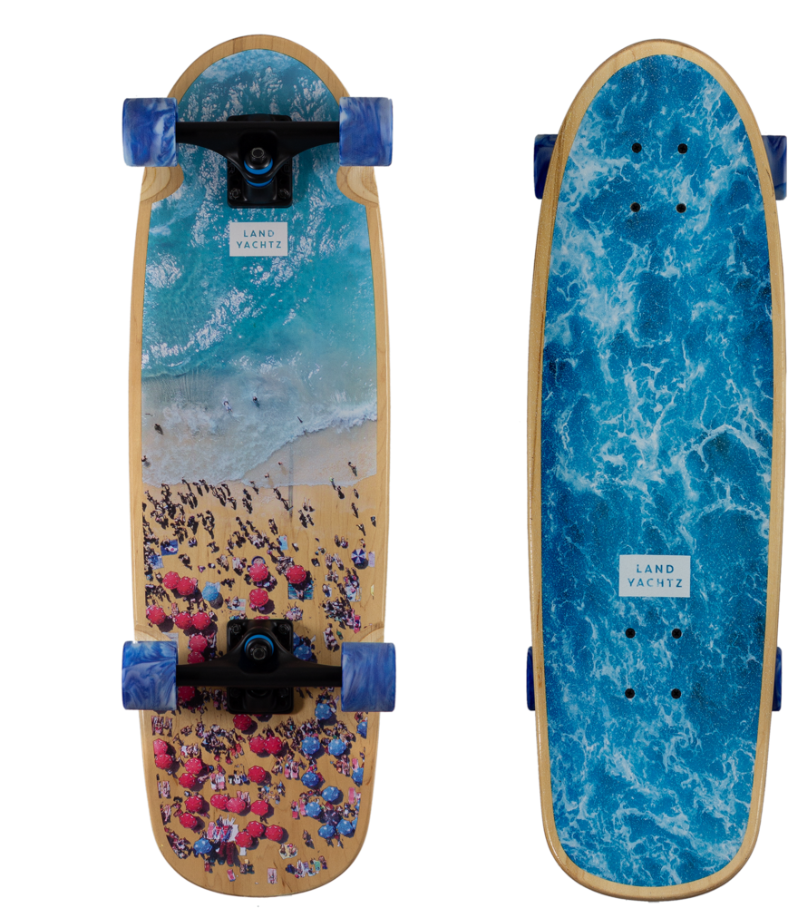 Landyachtz 2018 Tugboat Beach Party Pre-assembled Longboard - Landyachtz Tugboat Beach Party (1000x1000), Png Download