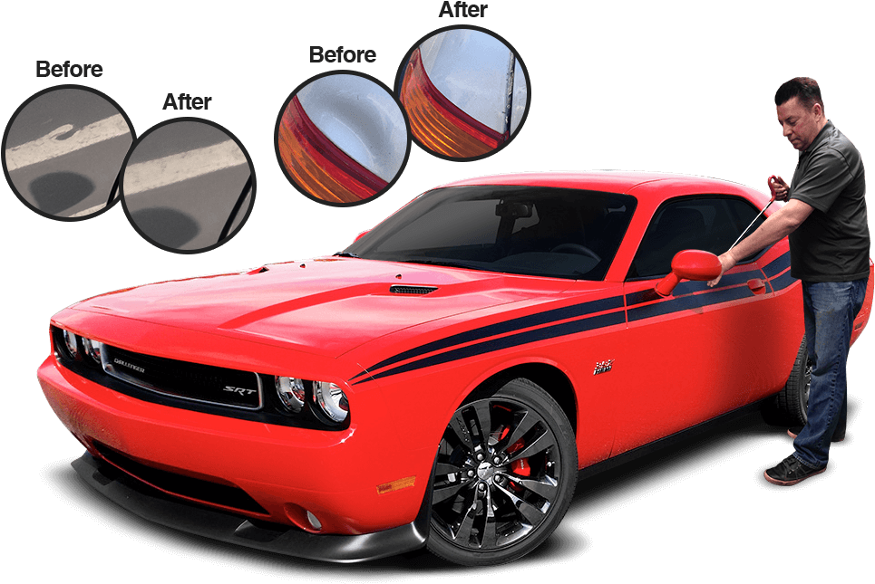 Paintless Dent Repair Training, Tools, Equipment, And - Paintless Dent Removal Png (1031x650), Png Download