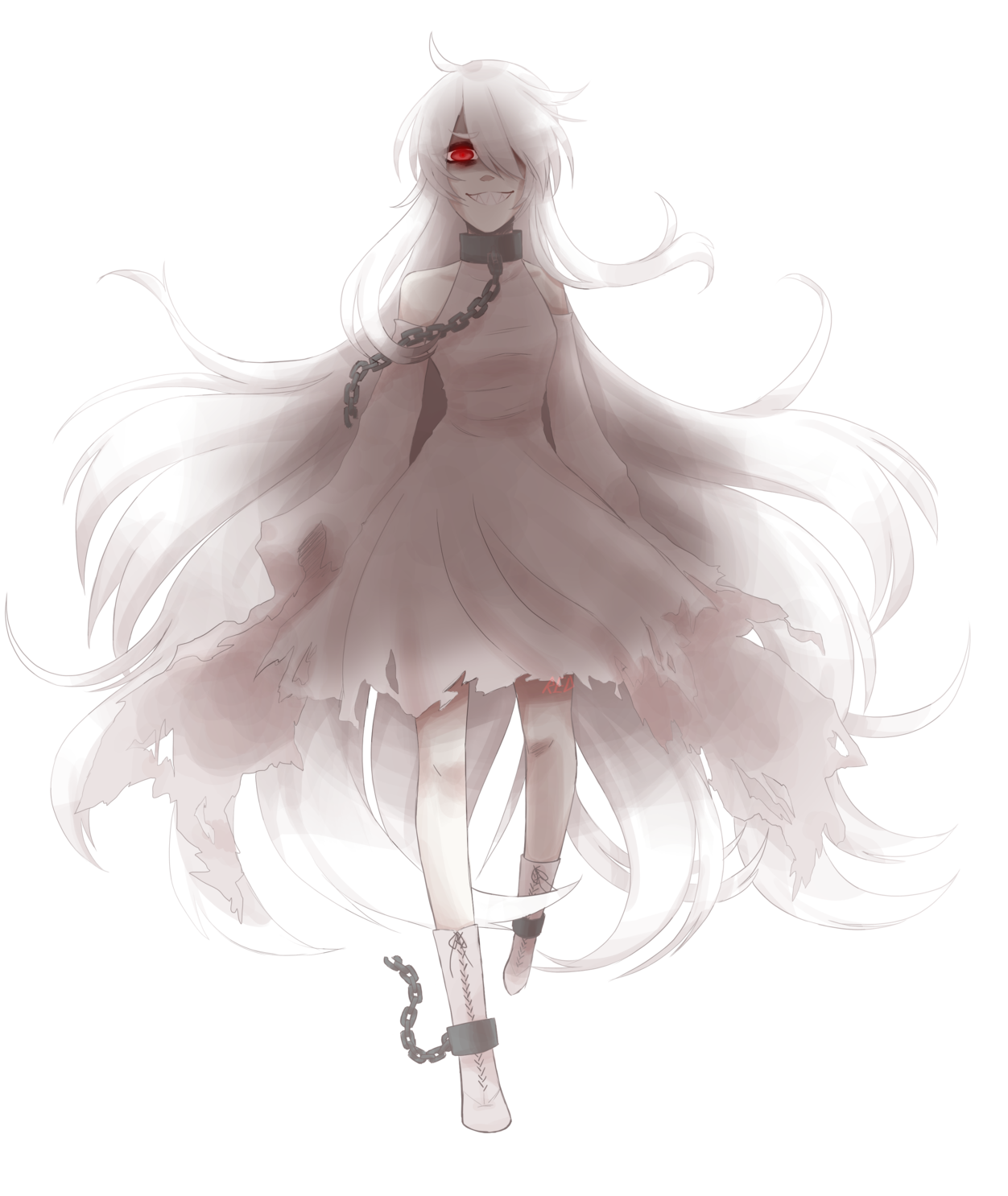 “a Spooky Ghost Appeared “ahahah, I'll Haunt You Til - Illustration (1280x1707), Png Download