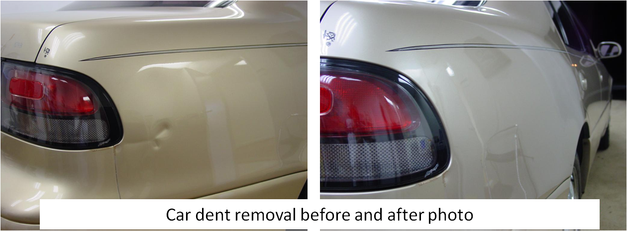 Paintless Dent Repair Boynton Beach, Fl - Dents Are Removed From Cars (1260x465), Png Download