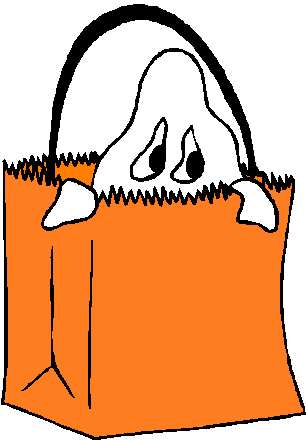 Stony Brook Village Spooky Ghost October - Funny Happy Halloween Sign (306x440), Png Download