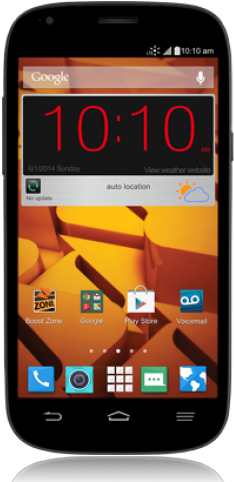 Zte Warp Sync™ - Boost Mobile Zte Warp Sync (400x506), Png Download