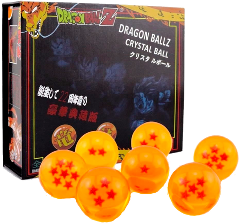 Kit De Coleccion - Bandai Dragon Ball Z Crystal Ball Set (498x458), Png Download