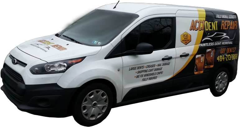 Based In Limerick Pa, Accident Repair Paintless Dent - Compact Van (816x440), Png Download