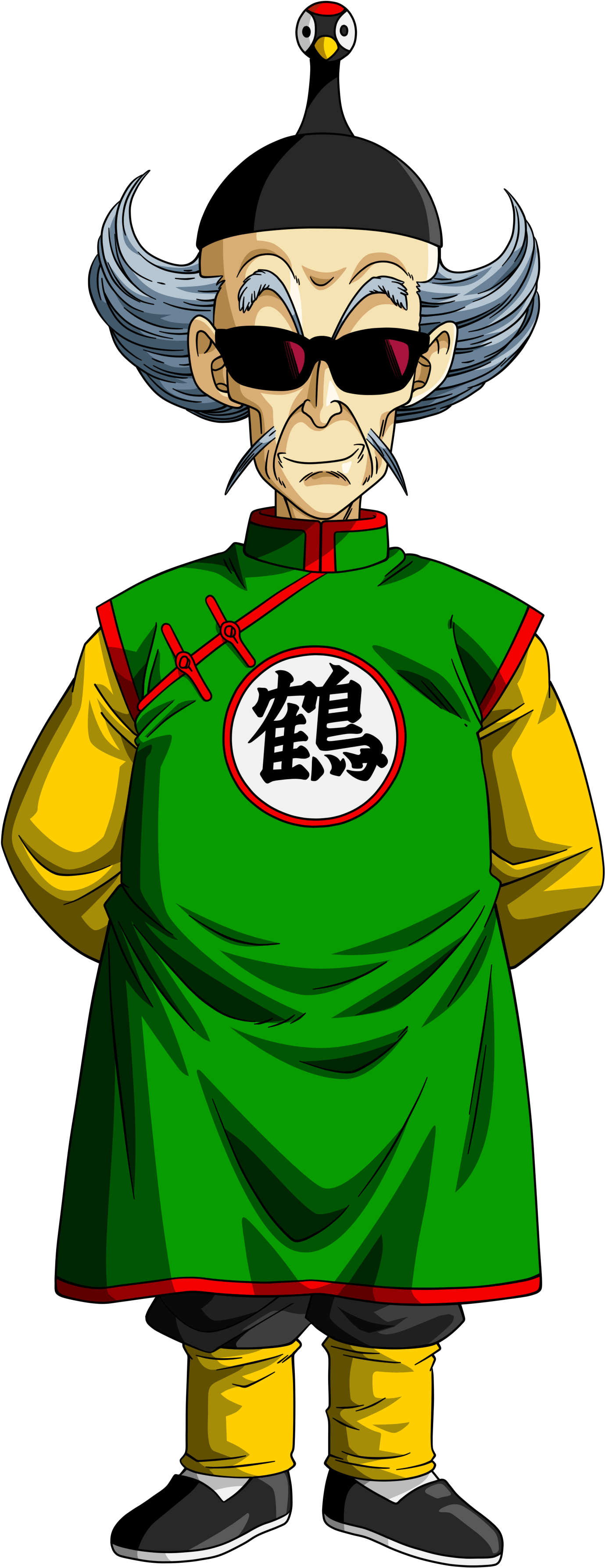 "él Es Un Hombre Muy Feo, Es Calvo Y Además Le Huele - Dragon Ball Z Master Shen (1764x3800), Png Download