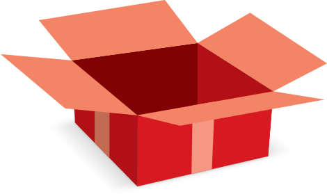 Caixa Surpresa Vermelho Caixa Surpresa Vermelho Aberta - Caixa De Presente .png (470x279), Png Download