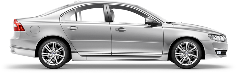Intellisafe - Silver Volvo Cars (800x339), Png Download