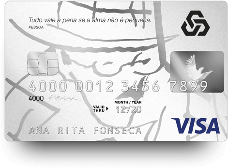Caixa Classic Credit Card - Visa (480x380), Png Download