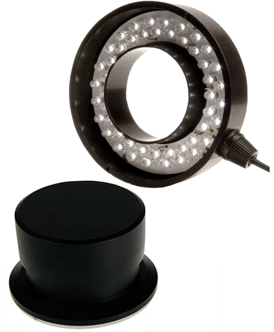 1980 / Le - Polarizer Led Ring Light (563x750), Png Download