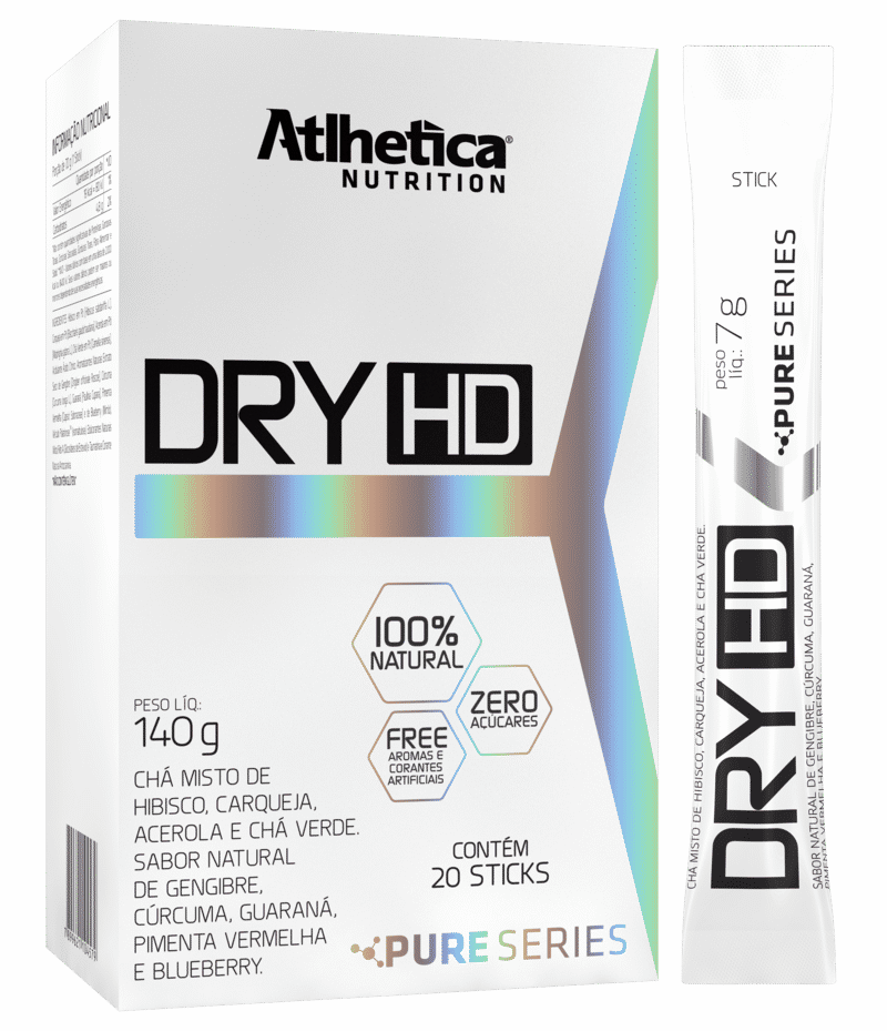 Pure Series Dry Hd Stick Caixa Stick Iloveimg Resized - Dry Hd Atlhetica Nutrition (800x929), Png Download